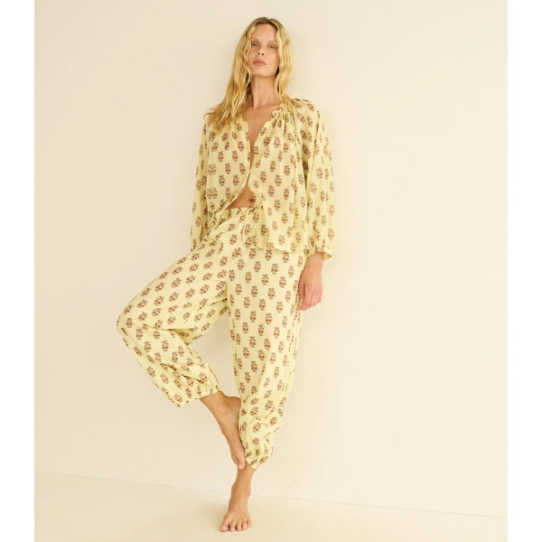 Doen Yarrow Pant in Dandelion Grove | Pants | Coveti, view 5