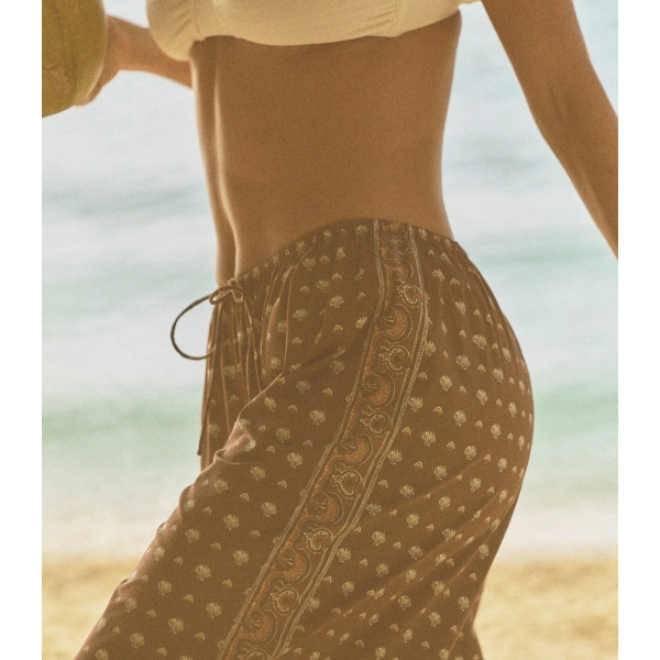 Doen Yarrow Pant in Terre Foulard de la Mer | Pants | Coveti, view 6