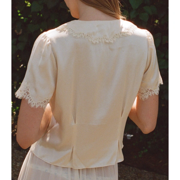 Doen Yvette Top in Candlelight | Blouses | Coveti, view 6