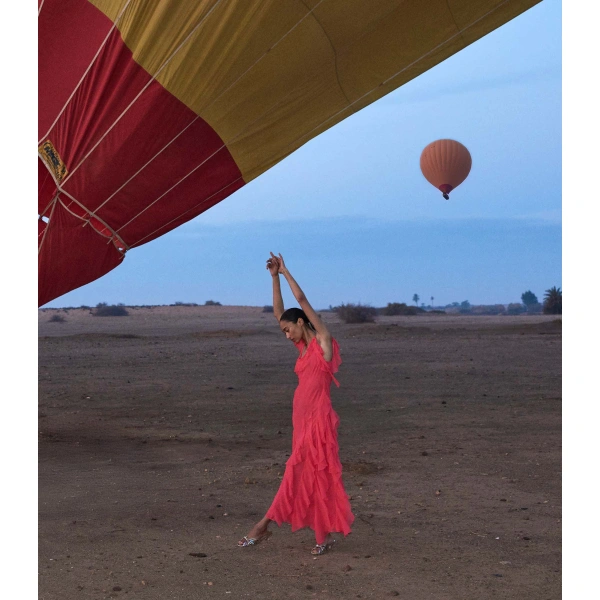 Doen Zelia Dress in Bougainvillea | Maxi Dresses | Coveti, view 2