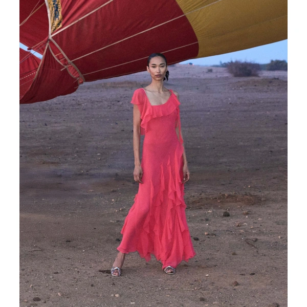 Doen Zelia Dress in Bougainvillea | Maxi Dresses | Coveti, view 5