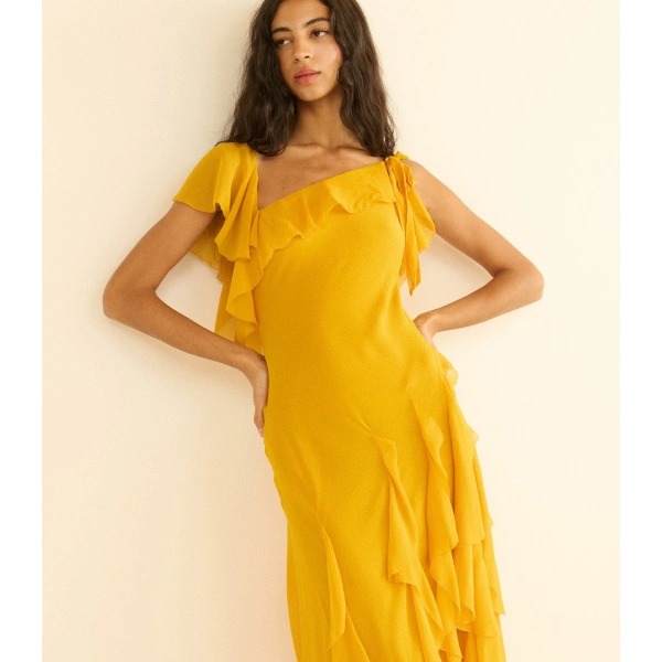 Doen Zelia Dress in Sunflower | Maxi Dresses | Coveti, view 3