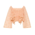 Doen Zelie Top in Toasted Almond | Blouses | Coveti