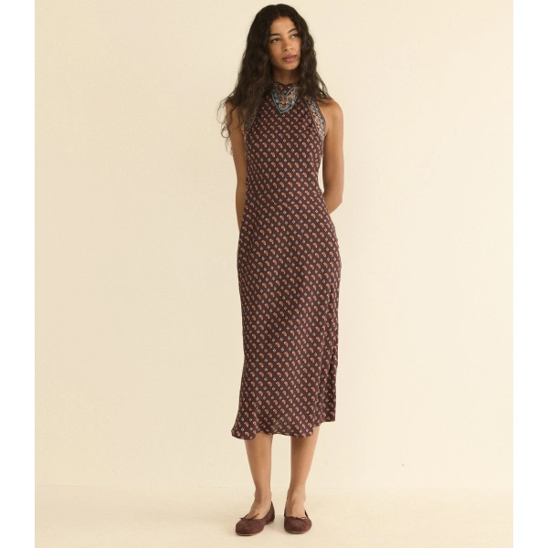 Doen Zilda Dress in Deauville Paisley | Midi Dresses | Coveti, view 2
