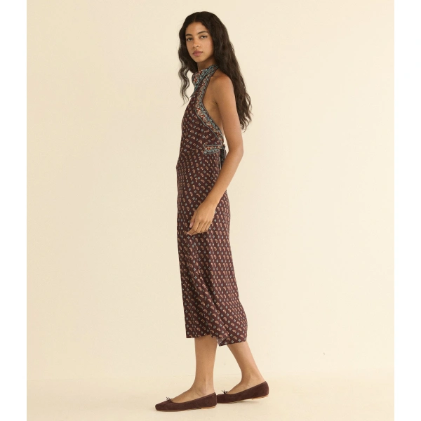 Doen Zilda Dress in Deauville Paisley | Midi Dresses | Coveti, view 4