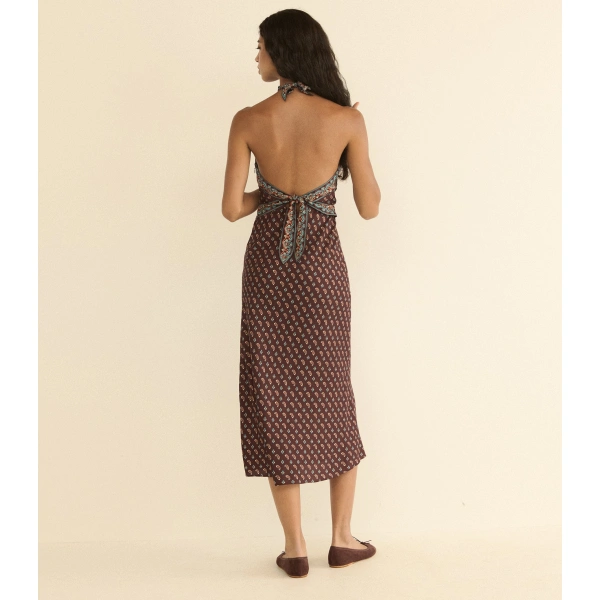 Doen Zilda Dress in Deauville Paisley | Midi Dresses | Coveti, view 5