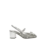 Multicolour Dolce & Gabbana Brocade slingback with embroidery and stones | Heels