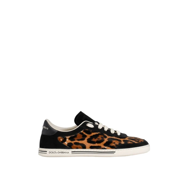 Print Dolce & Gabbana Calf Saint Tropez Light sneakers with Leo print | Sneakers