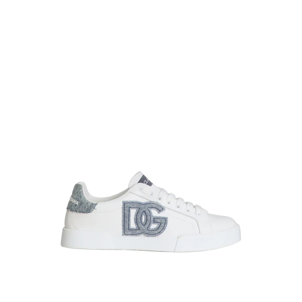 White Dolce & Gabbana Calfskin Portofino Light sneakers | Sneakers