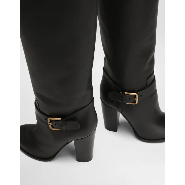 Black Dolce & Gabbana Calfskin boots, view 4 | Boots