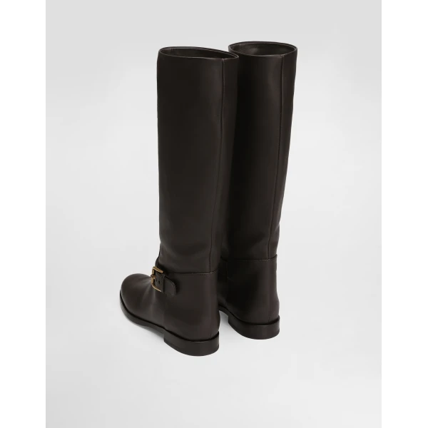 Brown Dolce & Gabbana Calfskin boots, view 3 | Boots