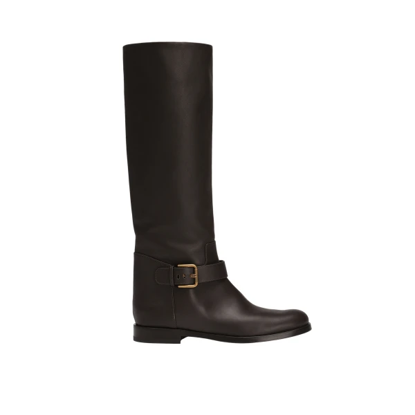 Brown Dolce & Gabbana Calfskin boots | Boots