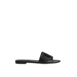 Black Dolce & Gabbana Calfskin slides | Flip Flops & Slides