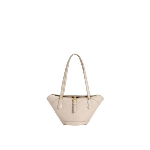 Beige Dolce & Gabbana Capri coffa bag in calfskin | Totes & Top-Handle Bags