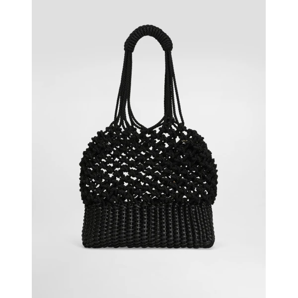 Black Dolce & Gabbana Carla shopper, view 4 | Totes & Top-Handle Bags