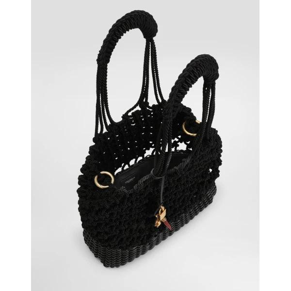 Black Dolce & Gabbana Carla shopper, view 5 | Totes & Top-Handle Bags