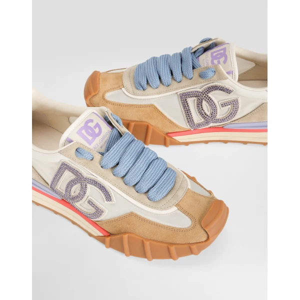 Multicolour Dolce & Gabbana DG Athletic fabric sneakers, view 4 | Sneakers