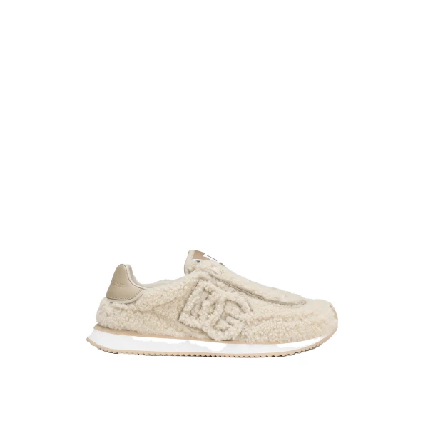 Multicolour Dolce & Gabbana DG Cushion sheepskin sneakers | Sneakers