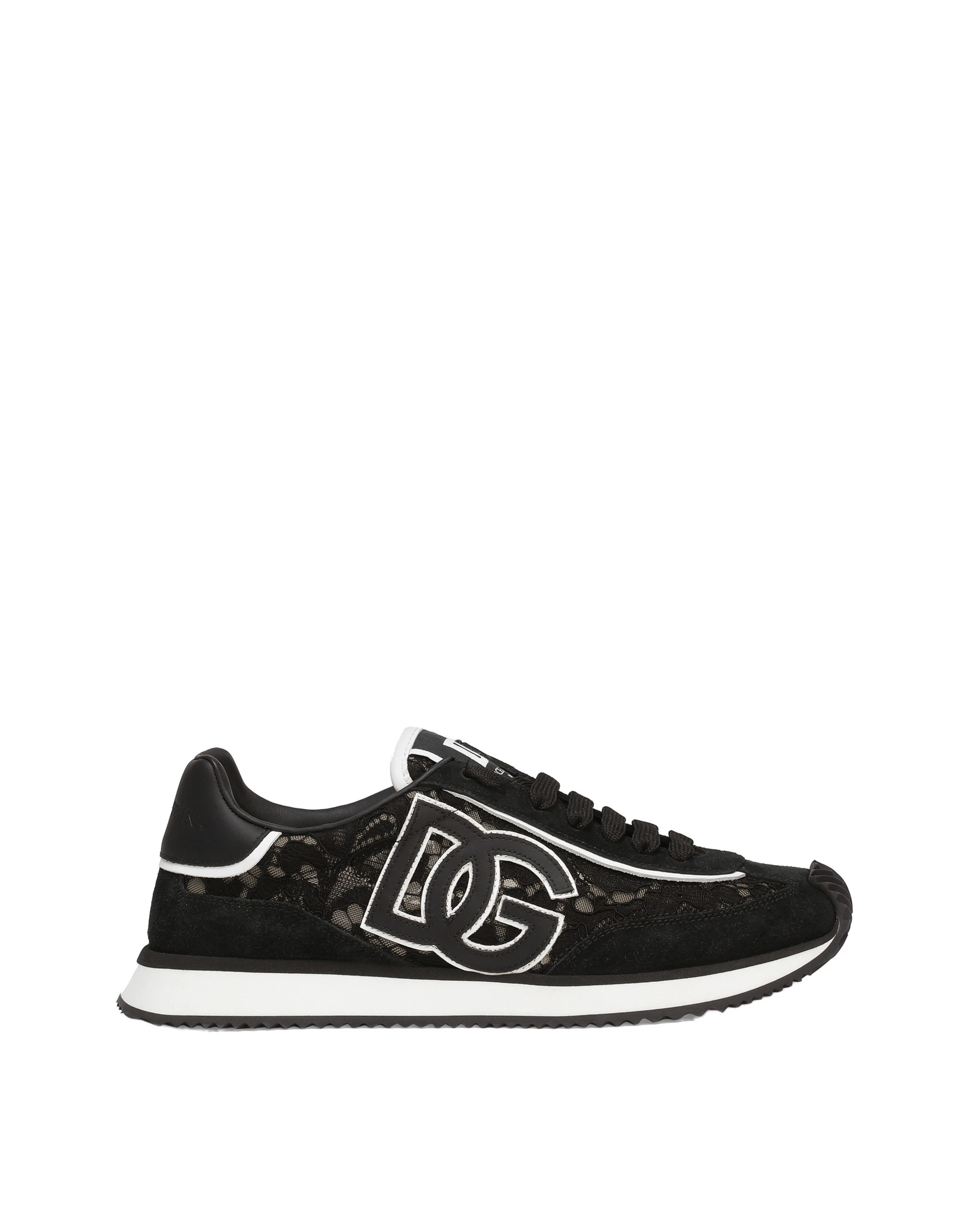Dolce & Gabbana DG Cushion sneakers in calfskin and fabric
