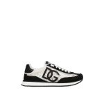 Multicolour Dolce & Gabbana DG Cushion sneakers in calfskin and fabric | Sneakers