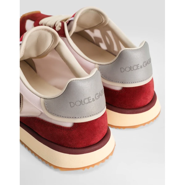 Print Dolce & Gabbana DG Cushion sneakers in printed nylon, view 4 | Sneakers