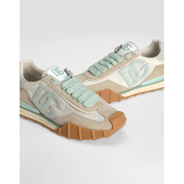 Multicolour Dolce & Gabbana DG athletic fabric sneakers, view 4 | Sneakers