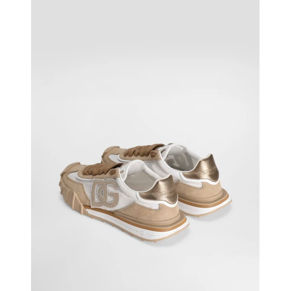 Multicolour Dolce & Gabbana DG athletic fabric sneakers, view 3 | Sneakers