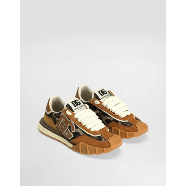 Print Dolce & Gabbana DG athletic fabric sneakers, view 2 | Sneakers