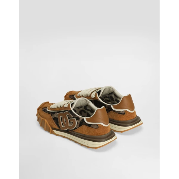 Print Dolce & Gabbana DG athletic fabric sneakers, view 3 | Sneakers