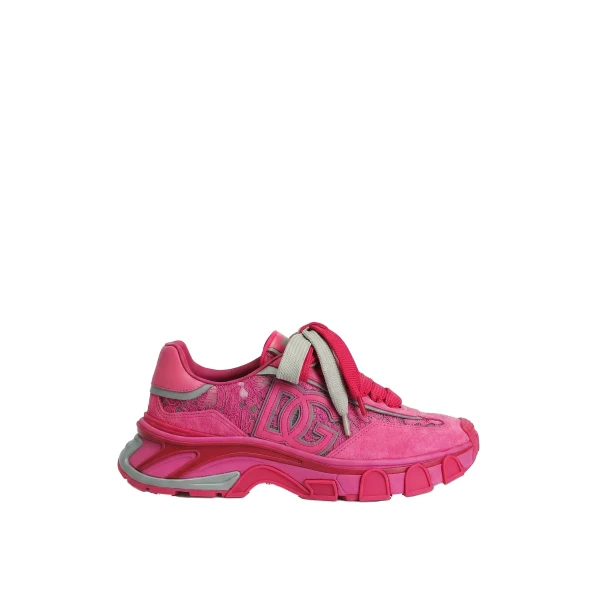 Multicolour Dolce & Gabbana DG country road fabric sneakers | Sneakers