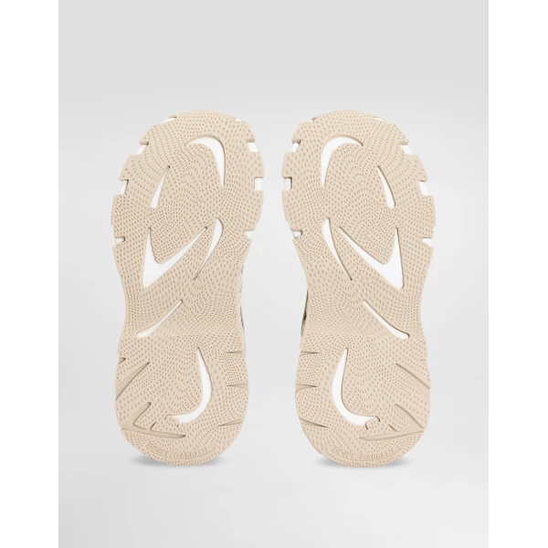 Cream Dolce & Gabbana DG country road sneakers in lace, view 5 | Sneakers