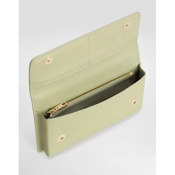 Green Dolce & Gabbana Dauphine calfskin phone bag, view 4 | Mini Bags