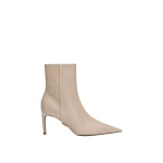 Beige Dolce & Gabbana Devotion calfskin ankle boots | Boots