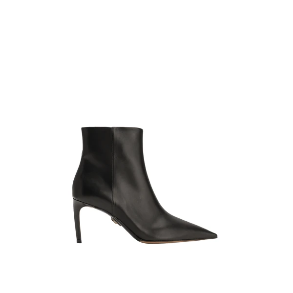Black Dolce & Gabbana Devotion calfskin ankle boots | Boots