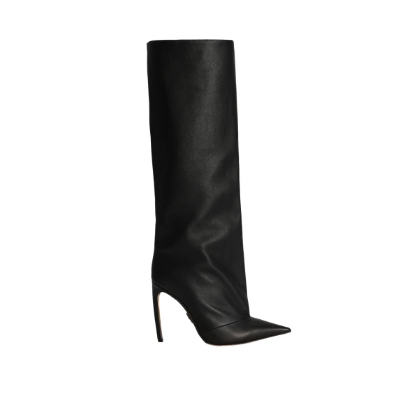 Black Dolce & Gabbana Devotion calfskin boots | Boots