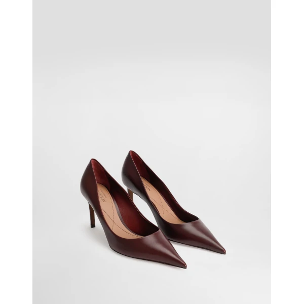 Bordeaux Dolce & Gabbana Devotion calfskin pumps, view 2 | Heels