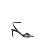 Black Dolce & Gabbana Devotion calfskin sandals | Sandals