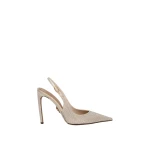 Multicolour Dolce & Gabbana Devotion satin slingback with rhinestones | Heels