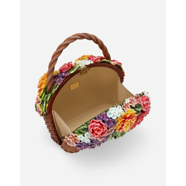 Multicolour Dolce & Gabbana Dolce Box bag, view 4 | Totes & Top-Handle Bags