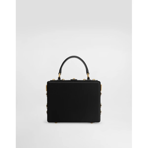 Black Dolce & Gabbana Dolce Box handbag, view 4 | Totes & Top-Handle Bags