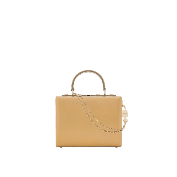Gold Dolce & Gabbana Dolce Box handbag | Totes & Top-Handle Bags