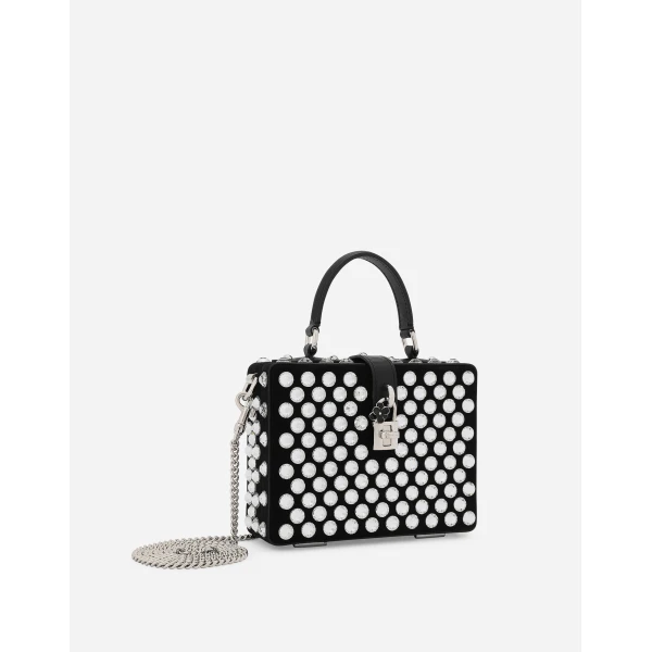 Multicolour Dolce & Gabbana Dolce Box handbag, view 3 | Totes & Top-Handle Bags