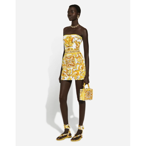 Print Dolce & Gabbana Dolce Box handbag, view 2 | Totes & Top-Handle Bags