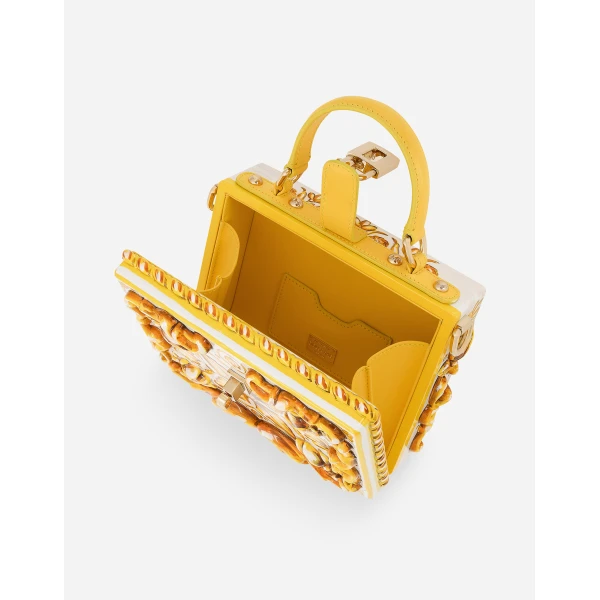 Print Dolce & Gabbana Dolce Box handbag, view 5 | Totes & Top-Handle Bags