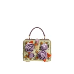 Multicolour Dolce & Gabbana Dolce Box satin and patent leather handbag | Totes & Top-Handle Bags
