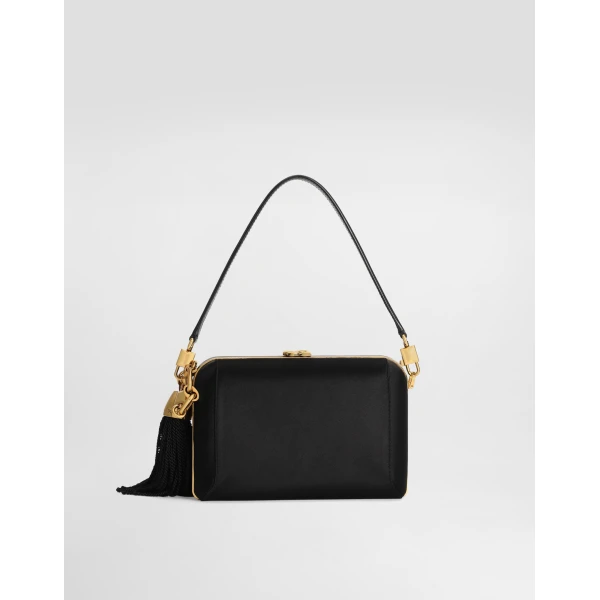 Multicolour Dolce & Gabbana Dolce box satin and laminated ayers handbag, view 5 | Totes & Top-Handle Bags