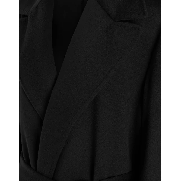 Black Dolce & Gabbana Double-breasted coat in wool, view 4 | Wool Coat