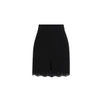 Black Dolce & Gabbana Double crêpe wool skirt | Skirts