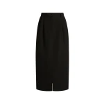 Black Dolce & Gabbana Double wool crêpe skirt | Skirts