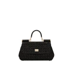 Black Dolce & Gabbana Elongated Sicily handbag | Totes & Top-Handle Bags
